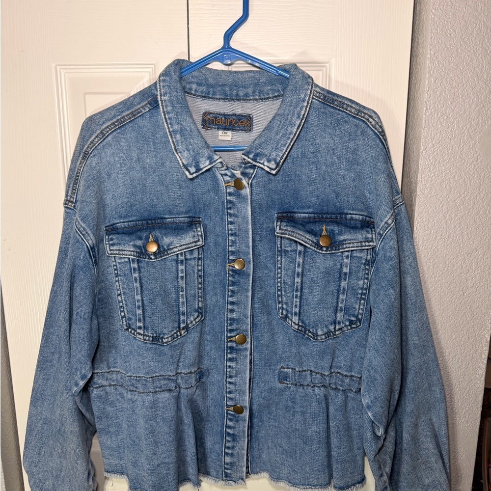 Maurices Classic Blue Jean Jacket